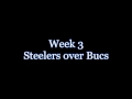 2010 2011 NFL Week 3 Predictions Steelers vs Buccaneers