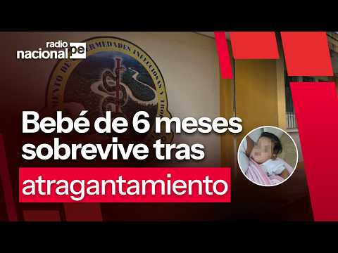 Bebé de 6 meses sobrevivió tras atragantarse con espina de pescado