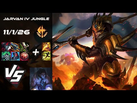 JUNGLE Jarvan IV vs Sylas - NA Challenger Patch 25.19