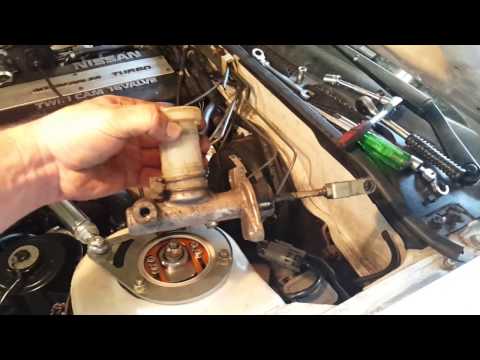 240sx clutch master cylinder replacement