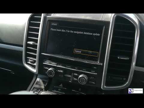 Porsche PCM 3.0 / 3.1 2018 navigation map data installation procedure update activation using PIWIS