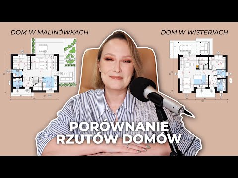 Pojedynek domów 115m2 💪 Dom w Malinówkach vs. Dom w Wisteriach - analiza rzutów funkcjonalnych