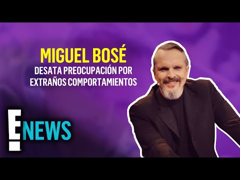 Miguel Bosé desata preocupación por una serie de extraños comportamientos