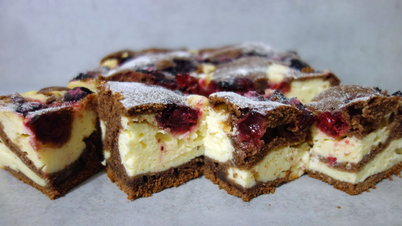 Ciasto z serem i wiśniami, po prostu pyszne!