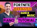 FORTNITE Default Dance Music Easy Piano Tutorial