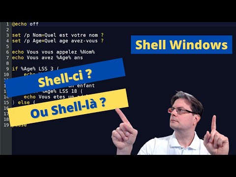Programmation Shell Windows Introduction