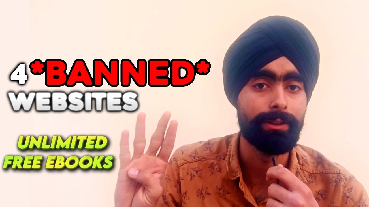*4 BANNED* WEBSITES TO DOWNLOAD FREE EBOOKS PHONE