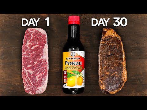 1-Day vs. 1-Week vs. 1-Month Ponzu Marinade: What Citrus Actually Does to a Steak