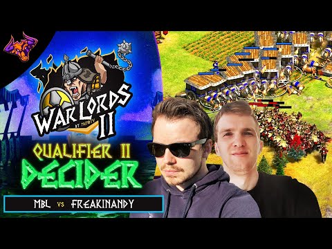 MbL vs FreakinAndy DECIDERS WARLORDS 2 MOST INSANE ONE QUALIFIER #ageofempires2 #warlords