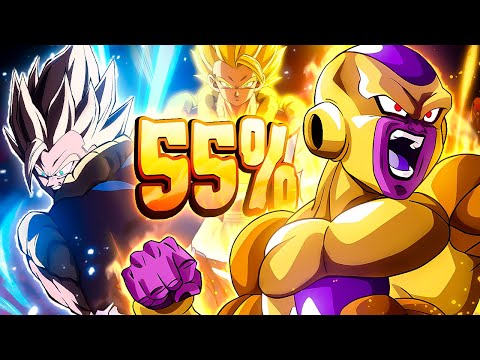 HOW GOOD IS LR GOLDEN FRIEZA + GOGETA w/ ONE COPY?! 55% First Look | Dragon Ball Z Dokkan Battle
