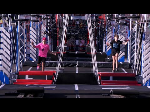 Bella Palmer and Joey Ray's Second Race on the American Ninja Warrior Junior 3 Quarterfinals