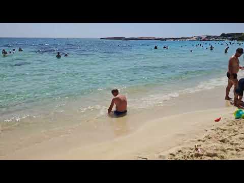 Makronissos beach Ayia Napa Cyprus 21 of September 2023 and the sun is scorching hot 🥵