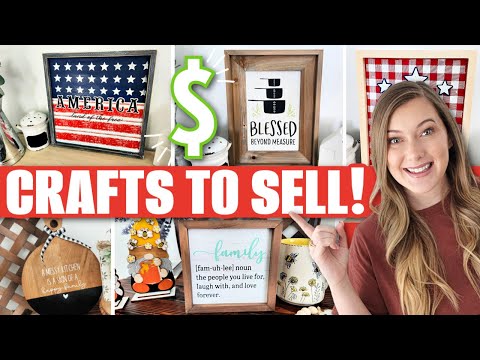How To Make Crafts To SELL! | Bring In Income While Crafting! (no power tools needed)