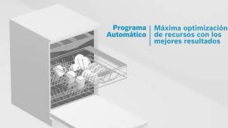 Bosch Programa Automático de los Lavavajillas Bosch: máxima eficacia y ahorro. anuncio