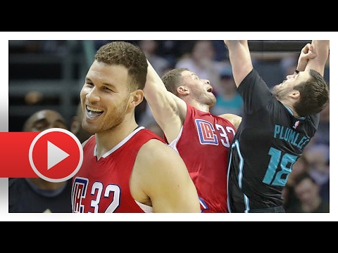 Blake Griffin Full Highlights vs Hornets (2017.02.11) - 20 Pts, 12 Reb, 8 Ast, DUNK of the YEAR?