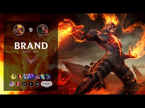 Brand Mid vs Swain - NA Grandmaster Patch 12.15
