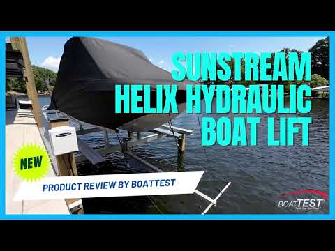 Sunstream  Helix Hydraulic Boat Lift Product Review by BoatTEST