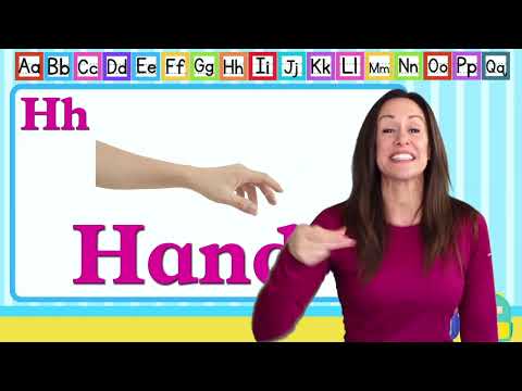 Alphabet Phonics Signing for Babies ASL | Letter H | Patty Shukla | Learn to Read | Nursery Rhyme