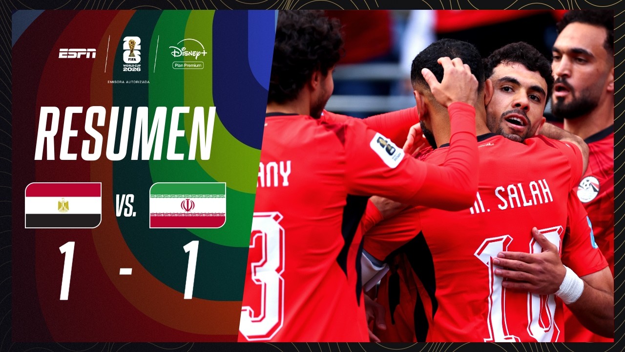 MO SALAH SUFRIÓ HASTA EL FINAL, PERO METIÓ A EGIPTO EN 16AVOS | Egipto 1-1 Irán | RESUMEN | M66