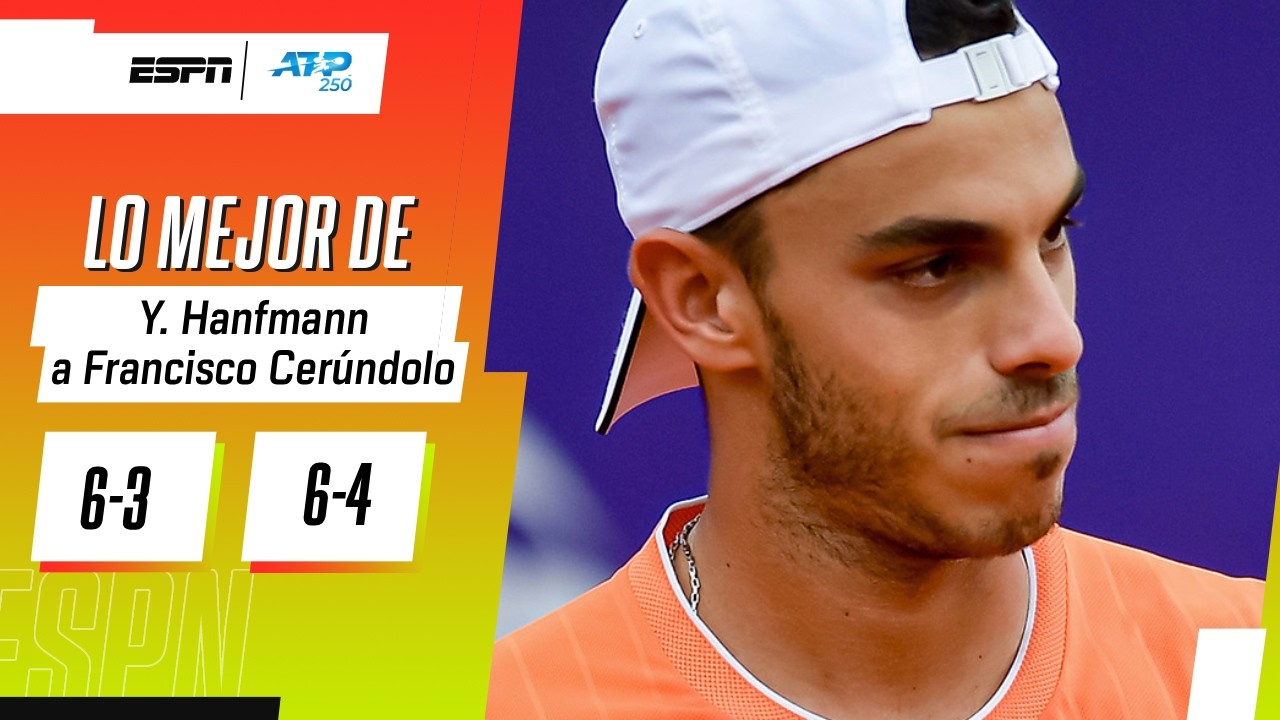 HANFMANN FUE MUCHO PARA FRAN CERÚNDOLO QUE QUEDÓ ELIMINADO EN EL ABIERTO DE CHILE | RESUMEN