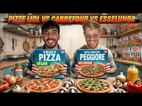PIZZA CARREFOUR VS PIZZA LIDL VS PIZZA ESSELUNGA - I CAN'T BELIEVE WE FIND SOME ABSURD PIZZAS