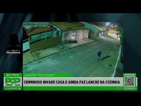 Ladrão ''folgado'' criminoso invade casa e ainda faz lanche na cozinha