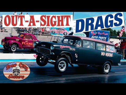 INSANE Vintage Drags At America’s Oldest Drag Strip | Out-A-Sight Drags, Great Lakes Dragaway