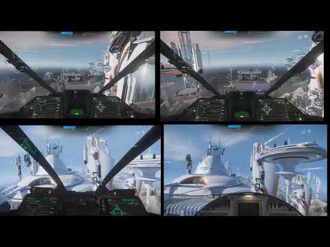 Star Citizen 3.3.7 Arrow vs Sabre side by side thruster comparison