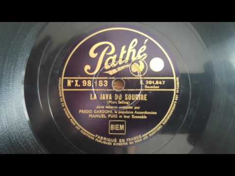La java du sourire - Fredo Gardoni et son orch. dir. Michel Puig - Java - Pathé - 1937