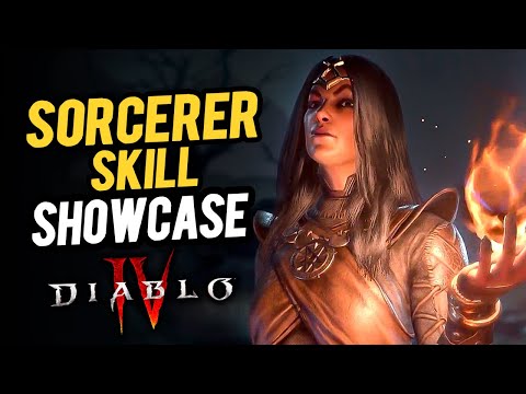 SORCERER SKILLS SHOWCASE - Diablo 4