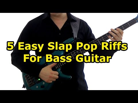 5 Easy Slap Bass Riffs