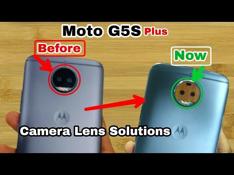 How to repair Moto G5S+ Camera, protective Layer & G5S plus camera |Solutions