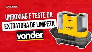Unboxing e teste da nova EXTRATORA DE LIMPEZA PORTÁTIL Vonder | ELV 400