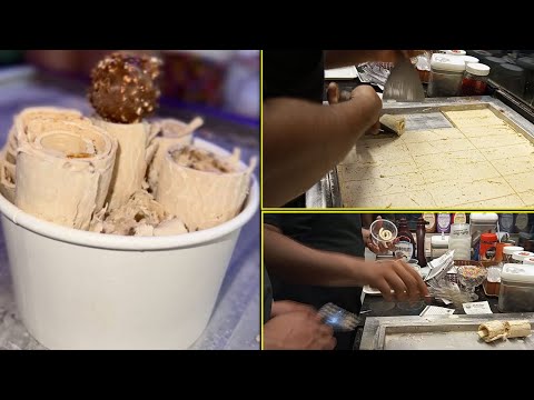 Tawa ice cream rolls in Bwp / Pista Flavor #vlogs