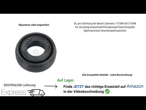 Dichtung Spülmaschine wechseln: Bosch Siemens 171598 00171598 Pumpentopf Dichtung Geschirrspüler