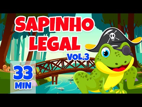 Sapinho Legal Vol. 3 - Giramille 33 min | Desenho Animado Musical