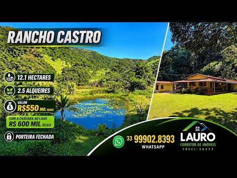🌳 Oportunidade Rural em MG | Sítio 12,1 Hectares Porteira Fechada | A partir de R$ 550 Mil