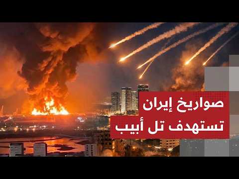 🚨عاجل🚨 الصواريخ الإيرانية تملأ سماء تل ابيب اطلاق 10000 صاروخ بهجوم مزلزل