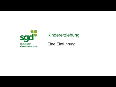sgd – Kindererziehung | → Jetzt im Fernstudium