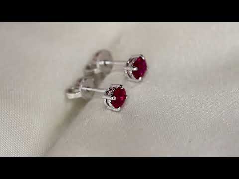 Stud earrings in18 kt gold “Victoria” Video