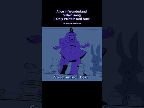 What if Alice was the Villain? Watch the full video on my channel & stream ‘I Only Paint in Red Now’