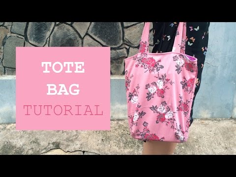 DIY - Tote Bag Tutorial - Tự may túi vải
