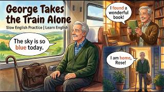 A Train Ride Alone | English Story For Beginners | Slow English Practice | Daily English (A1-A2)