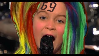 6-Year-Old Girl Screams 6IX9INE -&quot;BILLY &quot;-  America&#39;s Got Talent