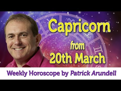 Capricorn Weekly Horoscope from 20th March 2017