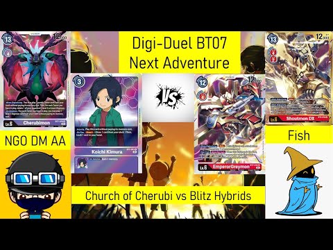 Digimon TCG | NGO DM AA vs Fish Round 4 - 46th Webcam Digi-Duel | Digimon Card Game Set 7 Format