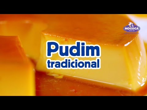 Pudim tradicional super cremoso feito com Mococa