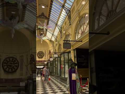 Royal Arcade Bourke St Mall Melbourne Austrália #melbourne #travel #shorts