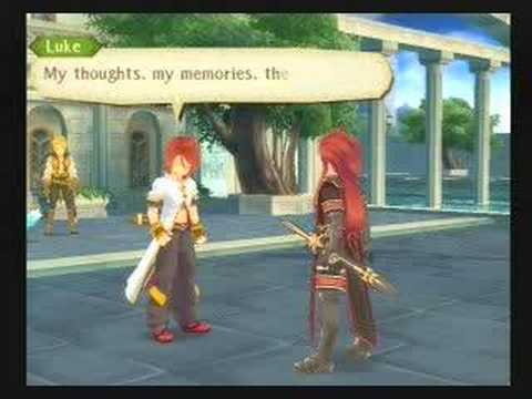 Tales Of The Abyss: Luke And Asch Argue Eldrant