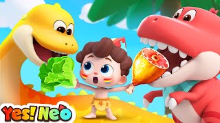 Download lagu Let's Eat with Dinosaurs | Good Habits | Dinosaurs Song | Nursery Rhymes & Kids Songs | Yes! Neo mp3